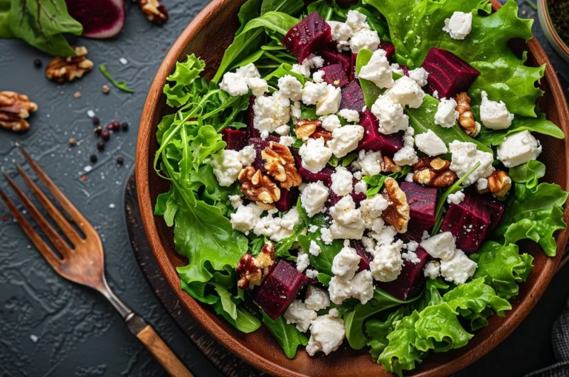 Crispy Apple Walnut Salad