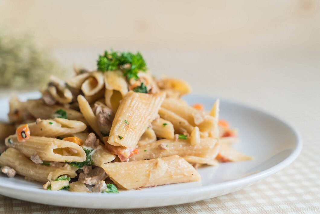 Creamy Garlic Mushroom Pasta